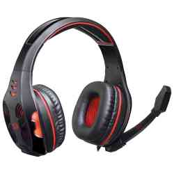 Игровая гарнитура Hardy USB, подсветка, кабель 2,3 м redRAGON