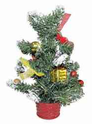 Ель декорированная 30см ING-009B (1)