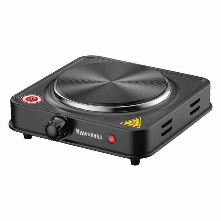 ЧУДЕСНИЦА ЭЛП-800 Плитка настольная электрическая черный