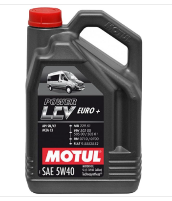 Motul Power LCV EURO+ 5w40 (5л) Моторное масло