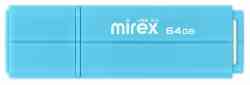 MIREX Flash drive USB3.0 64Gb Line, 13600-FM3LBU64, Blue, RTL