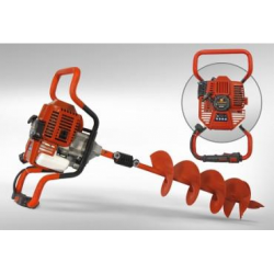 CARVER AG-252/200 PRO со шнеком д.200 мм, d пос=23мм, 52см.куб. Мотобур