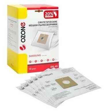 OZONE XXL- 03 Мешки пылесборники для пылесоса (12 шт.)