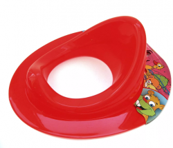 Адаптер (накладка на унитаз жесткая) 11108 красная (50/1)