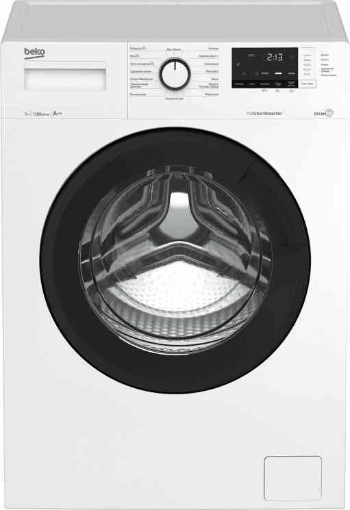 BEKO WSRE7612XAWI белый стиральная машина