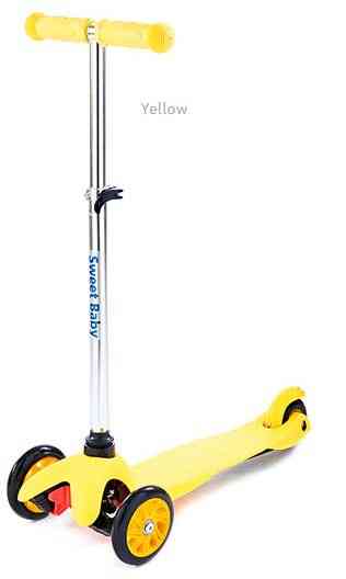 Самокат 3-х колесный Sweet Baby Triplex Bright Up Yellow