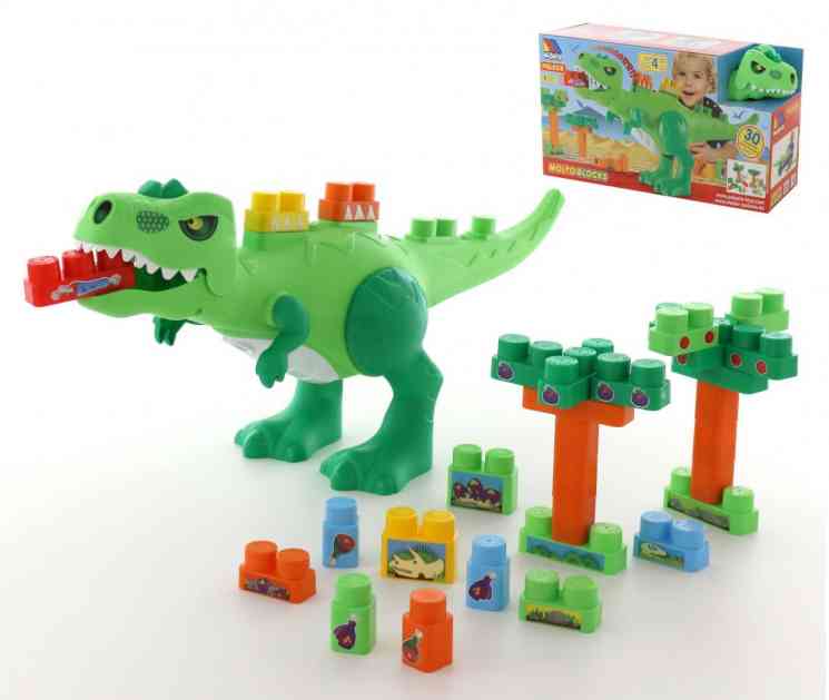 Набор "Динозавр" + конструктор (30 элементов) (в коробке) 67807 (1)