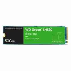 SSD M.2 2280 NVMe Gen3x4 WD Green SN350, 500Gb, 3D TLC, WDS500G2G0C, R2400Mb/s, W1650Mb/s 60TBW