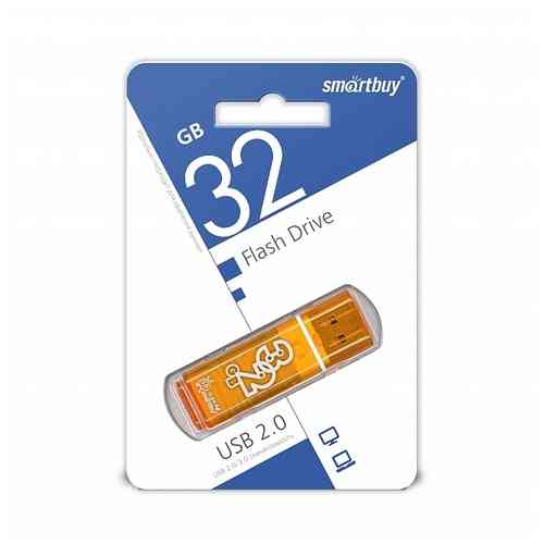SMARTBUY 32Gb Glossy Orange USB2.0 RTL USB Flash drive