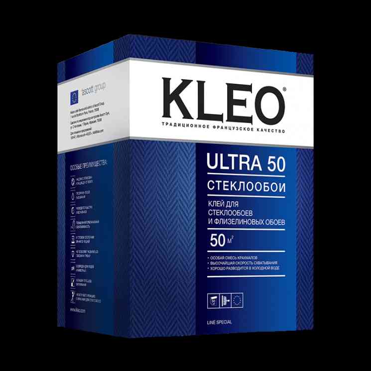 Клей обойный KLEO ULTRA (500г) для стекл-ев и флиз