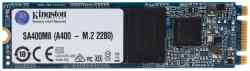 KINGSTON SSD M.2 2280 SATA3 A400, 120Gb, 3D TLC, SA400M8/120G, R500Mb/s, W320Mb/s, 40TBW, RTL
