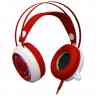 Игровая гарнитура Sapphire красный + белый, кабель 2,5 м redRAGON