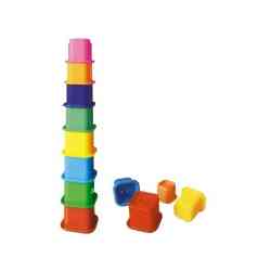 Занимательная пирамидка - 2 (квадратные стаканы) 01511