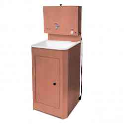 Умывальник АКВАТЕКС медь 20л с ЭВН мет бак,пласт.мойка