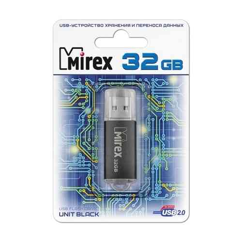 MIREX Flash drive USB2.0 32Gb Unit, Aqua, RTL