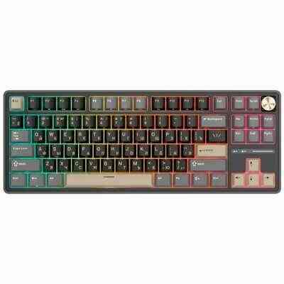 ROYAL KLUDGE RK-R87 механическая (80%), 87 кл., , BlackGrayRed (switch RK Brown) клавиатура