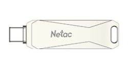 Флеш Диск Netac U782 32Gb <NT03U782C-032G-30PN>, USB3.0+TypeC, металлическая