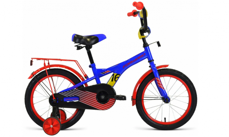 FORWARD CROCKY 16 (1 ск.) 2020-2021, синий/красный Велосипед