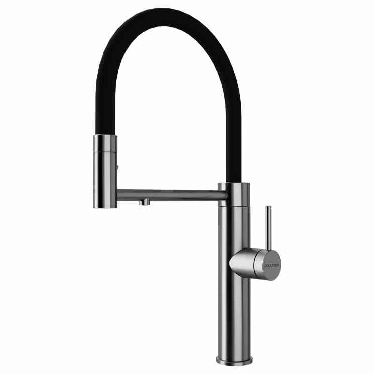 Paulmark GANYMEDE, смеситель, брашированная сталь