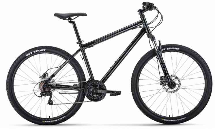 Велосипед FORWARD SPORTING 27,5 3.0 disc (рост 19" 21ск.) 2020-2021, темно-красный/серый
