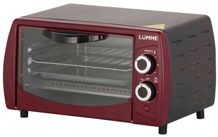LUMME LU-1705 бордовый гранат Мини-печь