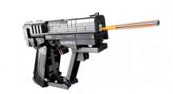 Конструктор серии милитари SEMBO BLOCK 704202, пистолет с зарядами, 364 детали (от 14 лет)