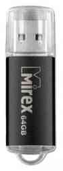 MIREX Flash drive USB3.0 64Gb Unit, 13600-FM3UBK64, Black, RTL
