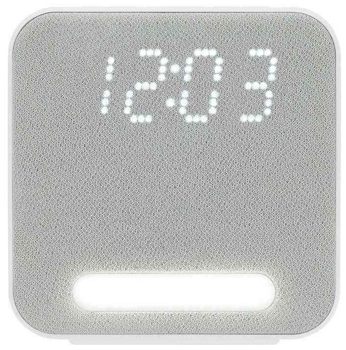 HARPER HCLK-2060 white gray - white led Радиобудильник