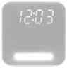 HARPER HCLK-2060 white gray - white led Радиобудильник