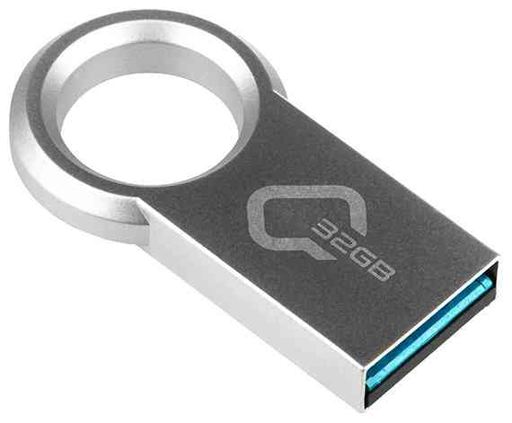 QUMO Flash drive USB3.0 32Gb Ring, Metal, RTL