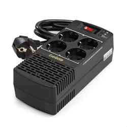 EXEGATE Power AD5000-800 (800VA/400W, диапазон 150...280В, 4 евророзетки) стабилизатор напряжения