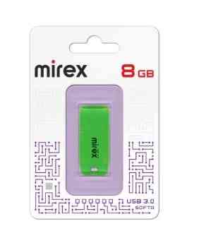 MIREX Flash drive USB3.0 8Gb Softa, 13600-FM3SGN08, Green, RTL