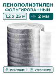 Подложка отражающая 2мм (1,2х25м) 30м2