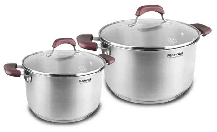 RONDELL RDS-822 Набор 4 предмета (кастрюля 20, ковш 24) Bojole