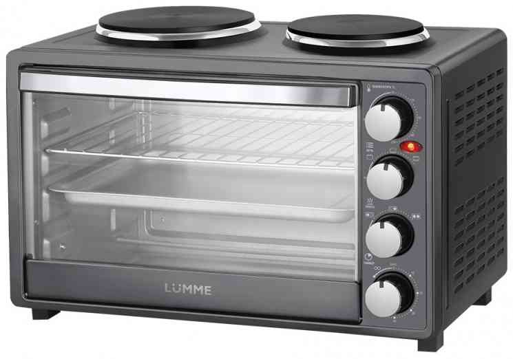 LUMME LU-1707 серый жемчуг Мини-печь