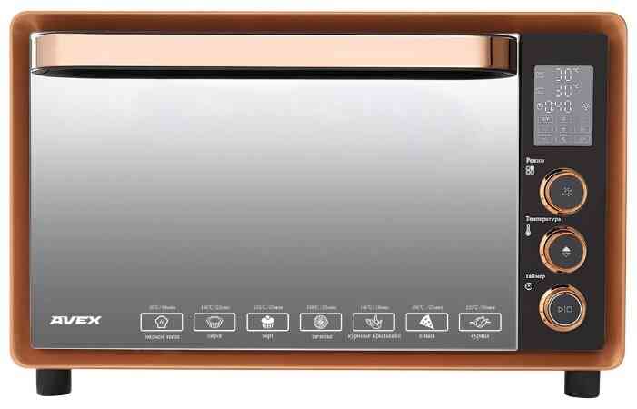 AVEX TR 400 GСL LUX черный с бронзовым Мини-печь