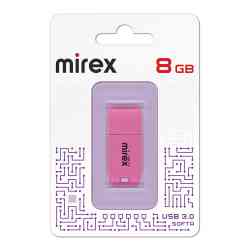 MIREX Flash drive USB3.0 8Gb Softa, 13600-FM3SPI08, Pink, RTL