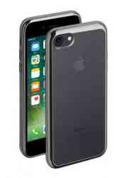 Силиконовый чехол с зеркальной каемкой Gray для iPhone 7