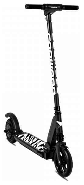 FORWARD TIGER plus (8', 20 км/ч, до 15 км, 4 Ah) 2020-2021, черный/белый Электросамокат