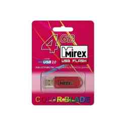 MIREX Flash drive USB2.0 4Gb Elf, Blue, RTL