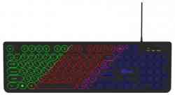 RITMIX RKB-215BL Black,USB, 104 кнопки, RGB, 1.5 м клавиатура