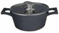 POLARIS Bellagio-20C Кастрюля лит.ал., 2,4 л, черный