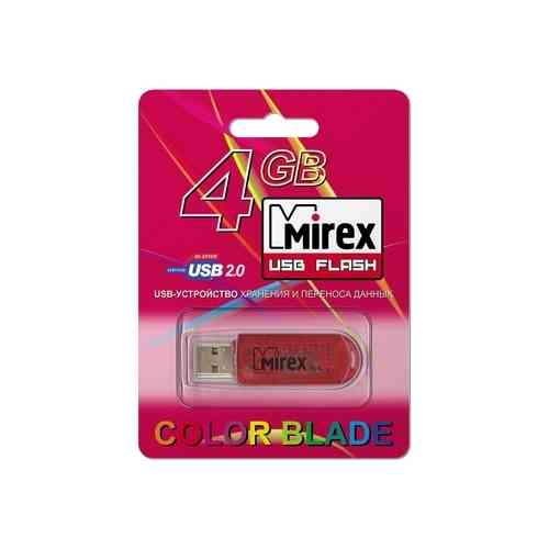 MIREX Flash drive USB2.0 4Gb Elf, Yellow RTL