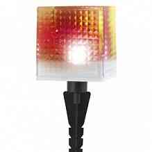 SL-PL20-СUB ЭРА Садовый светильник на солнечной батарее, пластик, прозрачный, черный, 20 см (24/648)