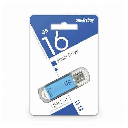 SMARTBUY 16Gb V-Cut Blue USB 2.0 RTL USB Flash drive