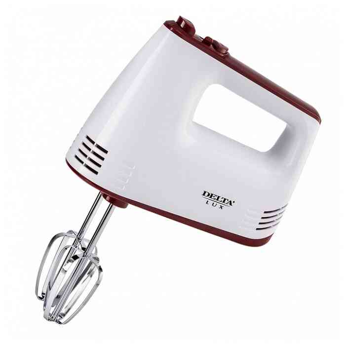 DELTA LUX DE-7701 нерж. черный Миксер