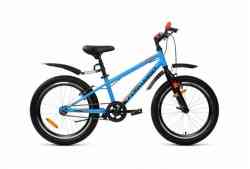 Велосипед FORWARD UNIT 20 1.0 (рост 10.5" 1ск.) 2020-2021, синий