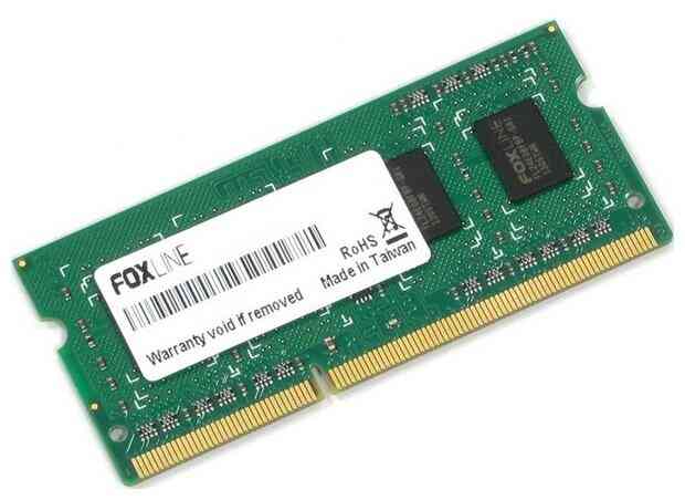 SODIMM DDR3L 2Gb FOXLINE PC12800 1600MHz 1.35v FL1600D3S11SL 2G RTL Gelios52