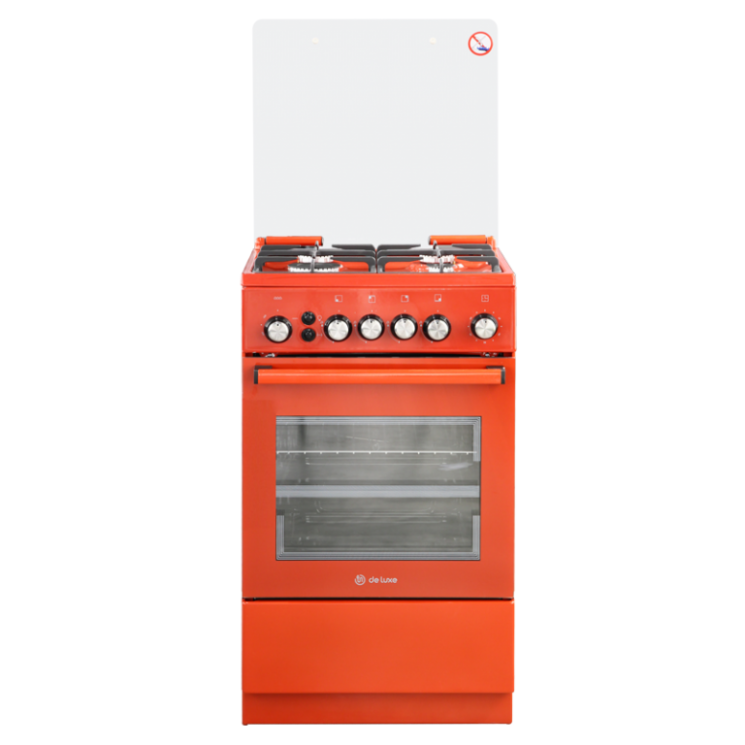 De Luxe 5040.40г(кр)чр 017 терракотовый Газовая плита