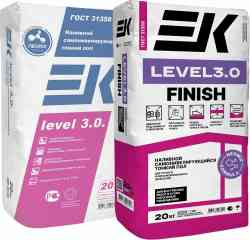 Смесь для пола ЕК LEVEL 3.0 финишный (20 кг) 1-10мм